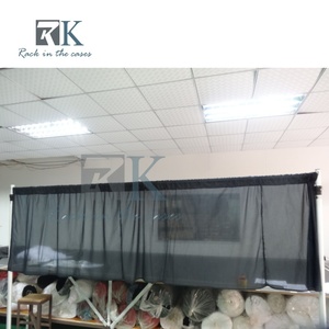 Durable Pipe Stand Pipe and Drape Aluminum Standing Curtain System Black Fabric Backdrop Kit Detachable Minimalist Style - Product Image 2