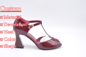Chaussures de danse personnalisées pour femmes, sandales à bride cheville, talons de danse pour la danse de salon, la salsa, le tango, le <span class=keywords><strong>flamenco</strong></span>, la danse latine - Product Image 2