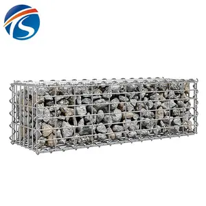 Gabion wall construction welded wire mesh gabion