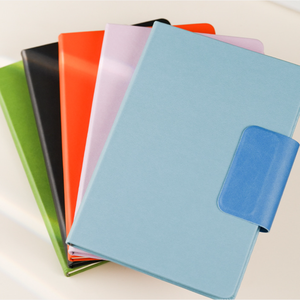 Carnet A5 pour fille avec couverture magnétique en cuir rigide, reliure filée, fermeture à fermoir magnétique, idéal pour logo imprimé - Product Image 6