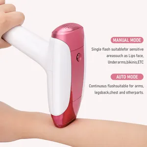 Home Use Painless IPL Hair Remover Flashes 999,999 Five Energy Levels Built-in Battery Intense Pulsed Light Hair Remover