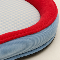 YAOYUE Apple Track Lit pour animaux de compagnie, Nid en velours côtelé, Coussin antidérapant doux pour chiens et chats