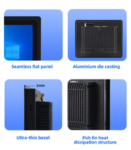 Oem máy chủ công nghiệp 4GB RAM tất cả-trong-một nhúng Bảng điều chỉnh PC Windows XP F2 * LAN hỗ trợ 4 gam anless Máy tính công nghiệp phụ kiện - Product Image 3