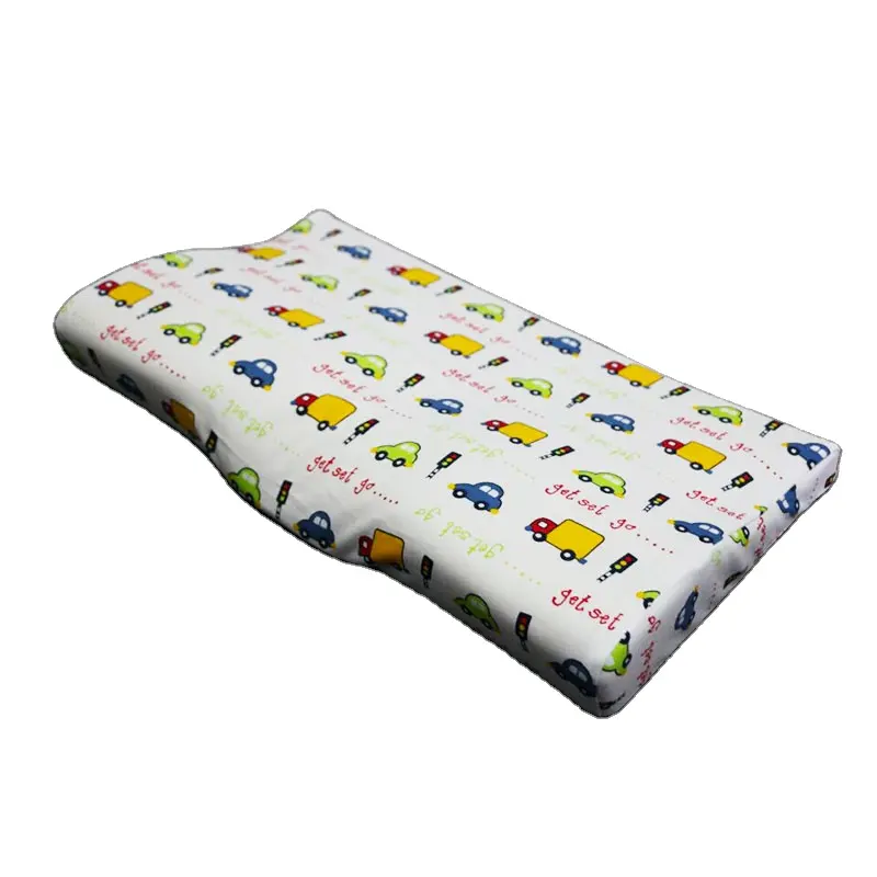 100% Cotton Printed Fabric Teenagers Bed Pillow Comfortable Memory Foam Kids Pillow
