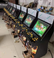 Borne d'arcade classique sur pied, personnalisée, à monnayeur, pour jeux de combat, pour tous les âges