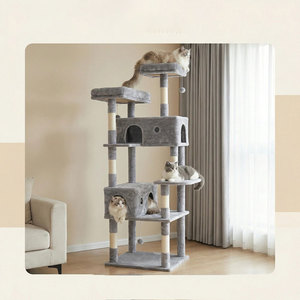 Large <b>Cat</b> Climbing Rack <b>Cat</b> Nest One-piece Fleece <b>Cat</b> Tree Support Custom <b>Cat</b> Jumping <b>Platform</b> <b>Cat</b> Villa Luxury <b>Cat</b> Supplies - Product Image 3