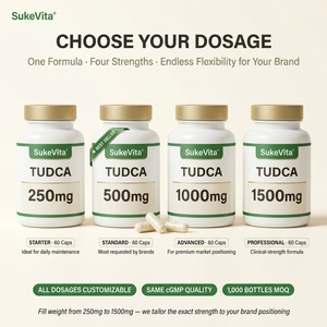 Capsules <span class=keywords><strong>TUDCA</strong></span>, poudre de <span class=keywords><strong>TUDCA</strong></span>, acide tauroursodésoxycholique 500 mg, 60 capsules, étiquette privée OEM pour la purification, la détoxification et la réparation du foie - Product Image 4