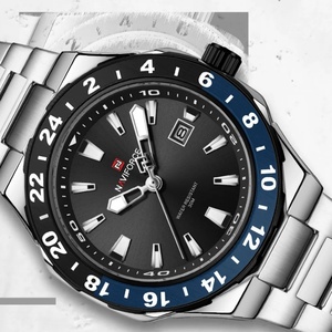 Reloj Deportivo de Cuarzo NAVIFORCE para Hombre, Reloj de Calendario Luminoso, Reloj de Acero Inoxidable Resistente al Agua, Reloj de Cuarzo Redondo - Product Image 3