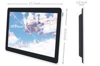 Nouvel écran tactile industriel de 18,5 pouces, moniteur mural, WiFi BT, tableau intelligent pour utilisation au bureau/en classe, affichage 1080P