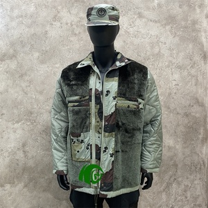 La fabbrica di KANGO produce Parka tattico da uomo all'aperto, giacca mimetica antivento con pile spesso, per il freddo estremo - Product Image 5