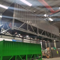 Silo per Cemento a Forma di Scatola con Sensore di Pesatura Idraulico, Silo per Cemento Orizzontale Mobile, Silo per Cemento Portatile Containerizzato da 200 Tonnellate