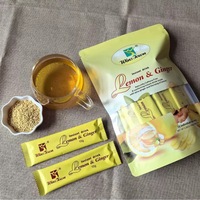 Boisson Herbal Antioxydante Éclaircissante pour la Peau à Marque Blanche avec Ingrédients Naturels Formule Personnalisée Thé Citron Gingembre