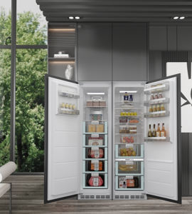 <span class=keywords><strong>Réfrigérateur</strong></span> et congélateur combinés ZUNGUI BD-222WQB & BC-306WQB avec refroidissement par air intégré, 2 unités séparées et indépendantes, côte à côte - Product Image 5