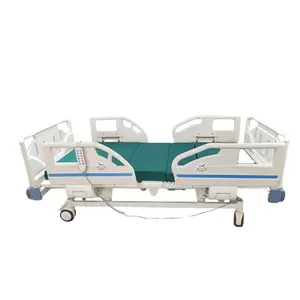 Mejor venta China columnas de elevación motor eléctrico cama de hospital para la sala de UCI Trendelenburg posición cuidados intensivos cama médica