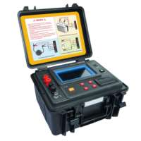 Testeur de résistance DC portable 10A pour transformateurs, précision 0,2 %, résolution 1µΩ, pour tests de postes de transformation extérieurs EM3670B