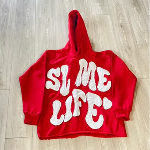 Sudaderas con Capucha al por Mayor, Personalizadas, Bordadas, 100% Algodón, Estilo Urbano, Holgadas, con Corte Deshilachado y Dobladillo sin Rematar, para Otoño - Product Image 6