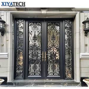 Xiyatech sắt chính cửa ra vào cửa sắt rèn pháp cửa sắt rèn cửa ra vào chính - Product Image 1