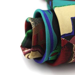 China, venta al por mayor, nueva colección de corbatas para hombre, corbata personalizada hecha a mano, diseño de arte creativo abstracto, corbatas de seda impresas alucinógenas - Product Image 4