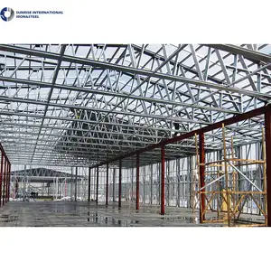 プレハブ軽鋼構造商業/産業倉庫金属フレーム構造鋼構造金属建物