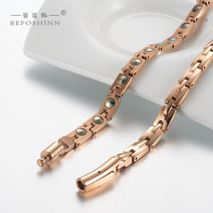 Luxe Titane Germanium Bio Hip Hop <span class=keywords><strong>Rock</strong></span> Style Healthy Energy Collier Accessoires pour Hommes et Femmes - Product Image 4