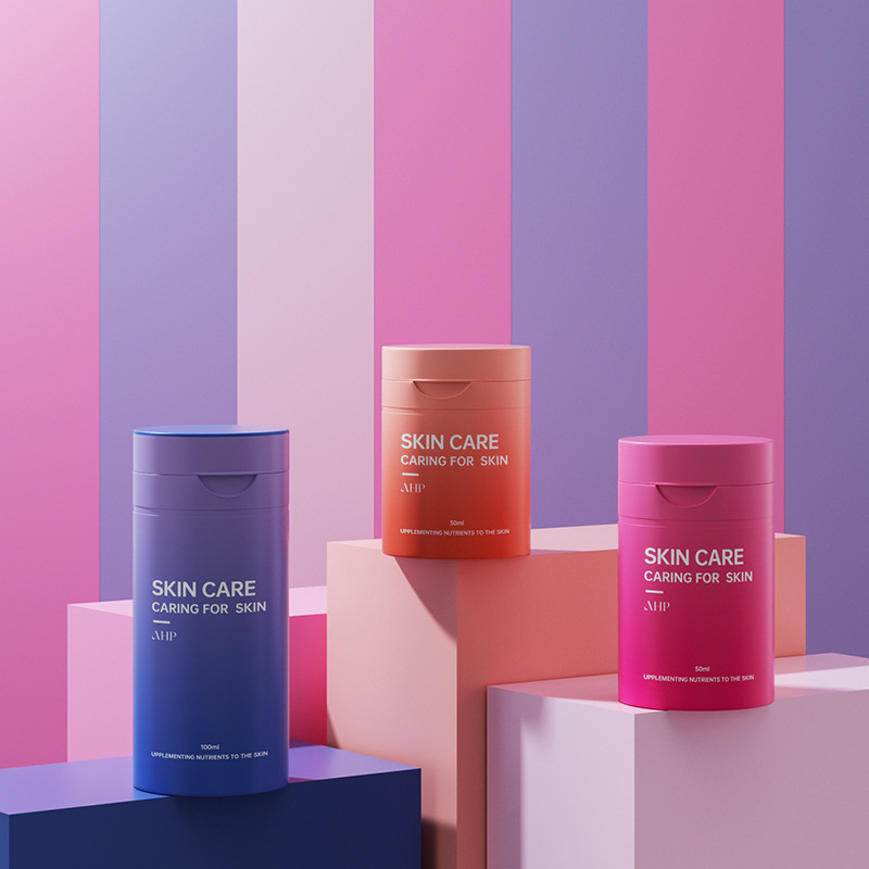 body lotion packing bottle