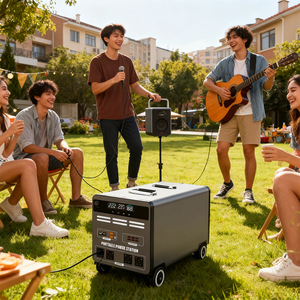 สถานีพลังงานแสงอาทิตย์แบบพกพา LiFePO4 5500W ยอดขายสูงสุด คลื่นไซน์บริสุทธิ์ MPPT USB/Type-C ไฟ LED XT90 ชาร์จเร็ว จ่ายไฟ AC 220V - Product Image 5