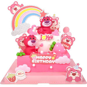 Nuevo Kit de Manualidades para Niños, Simulación de Pastel de Crema Artificial, Regalo de <span class=keywords><strong>Cumpleaños</strong></span>, Caja de Regalo Grande de Doble Capa con Diseño de Dibujos Animados - Product Image 5