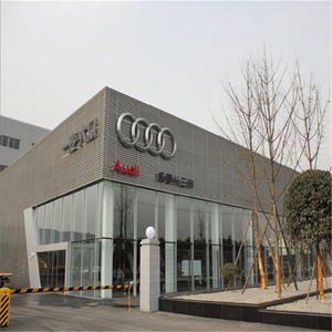 Panneau en aluminium ondulé perforé Great Wall, panneau suspendu en métal ondulé, panneau décoratif en aluminium pour mur extérieur architectural - Product Image 1