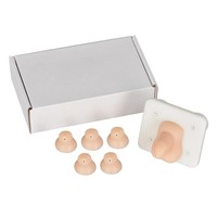 Modèle de formation à la circoncision infantile - Simulateur d'enseignement médical avec 5 plaques de prépuce remplaçables pour la pratique chirurgicale