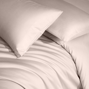 Ensemble <span class=keywords><strong>de</strong></span> literie trois pièces Hotel Collection 300TC <span class=keywords><strong>housse</strong></span> <span class=keywords><strong>de</strong></span> couette en <span class=keywords><strong>satin</strong></span> blanc pur <span class=keywords><strong>coton</strong></span> pour lits King Five-Star à usage domestique - Product Image 3