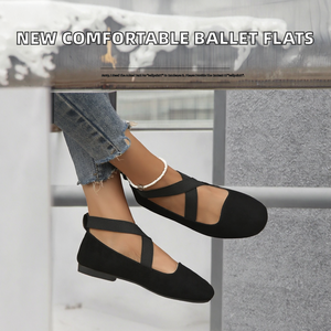 Chaussures de ballet plates légères et respirantes de haute qualité 2025, confortables, simples, à bouche peu profonde, pour femmes, été - Product Image 2