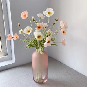 Flores Artificiales de Gardenia y Amapola, de Seda Flocada, para Decoración de Bodas y Hogar, Duraderas, Accesorios para Fotografía en Exteriores - Product Image 1
