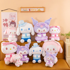 Nuovo Peluche Sanrioed Rose Melody, Bambola <span class=keywords><strong>Kuromi</strong></span>, Bambola Compagna per Bambine, Regalo di Compleanno - Product Image 5