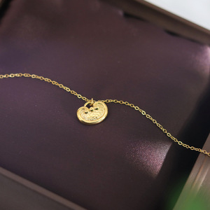 Collar con Colgante de Candado de la Paz Yuan <span class=keywords><strong>Bao</strong></span> de Acero Inoxidable, Joyería Coreana 2026 - Collar con Colgante para Mujer, Moderno y Encantador - Product Image 3