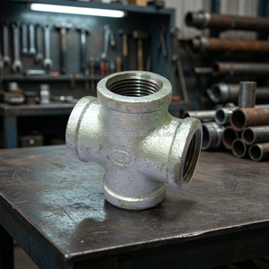 Mejor Precio Recomendado: Accesorios de Tubería de Hierro Fundido Maleable con Banda Cruzada, Galvanizados con Zinc, Resistentes a la Corrosión, Marca TSP G - Product Image 2