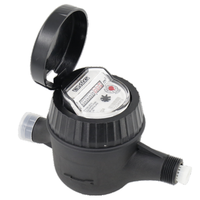 BMAG classe B classe C DN15 R160 débitmètre d'eau de Type sec compteur d'eau volumétrique en plastique avec cadran de lecture à 45 degrés