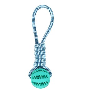 Kangdarpet Durable Non-Toxic Rubber & Cotton Rope <b>Dog</b> Chew <b>Toy</b> | Colorful <b>Interactive</b> Teething Training <b>Toy</b> for Puppies & <b>Dogs</b> - Product Image 5