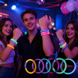 Adesivi per Tatuaggi Temporanei GP Super Luminosi e Riutilizzabili, Fluorescenti UV al Buio, Adesivi per Viso e Corpo in PVC per Decorazioni per Feste - Product Image 6