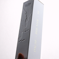 Boîte d'emballage en papier cosmétique personnalisée, carton pliable pour cils, crème pour le visage, crème pour les yeux, soins de la peau, présentoir de vente au détail
