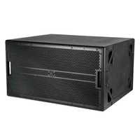 Haut-parleur de sol LS3 double 18 pouces en néodyme 4 ohms avec boîtier en bois italien, basses ultra-fondes, 2400W, garantie 3 ans XM18-2