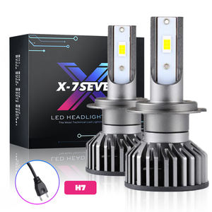 X-7SEVEN Offre Spéciale F2 6500K H7 choisissent les kits menés par phare de la poutre 75w 7500LM pour les véhicules à moteur universels - Product Image 1