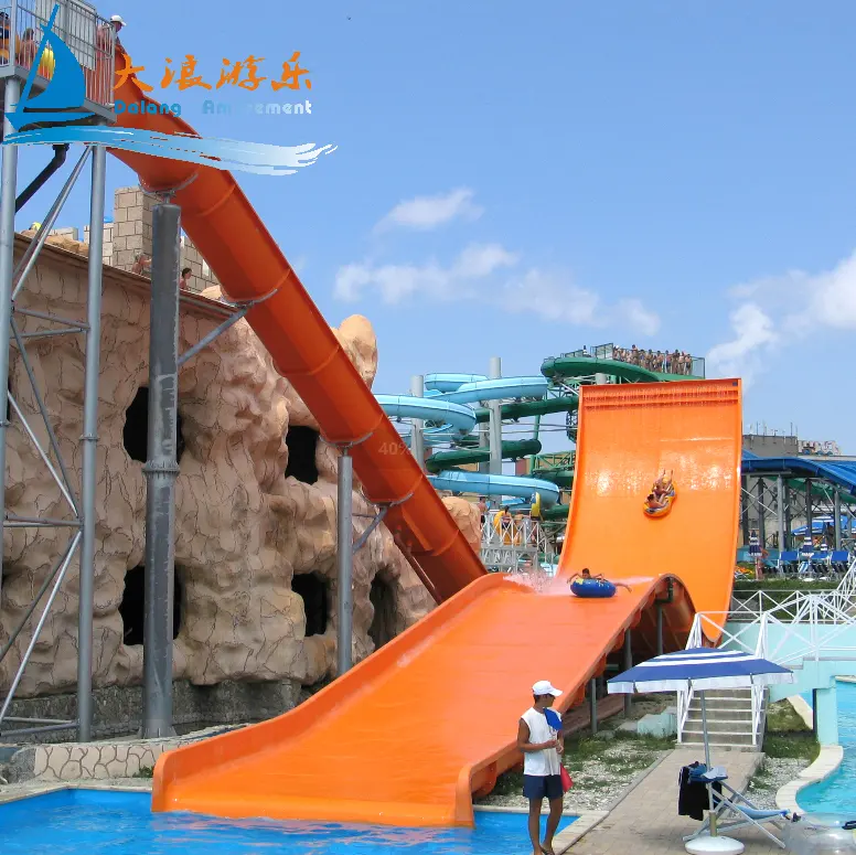 Boomerang – toboggan aquatique de haute qualité pour parc aquatique, couleur de Support personnalisée, certificats CE/TUV/ISO9001