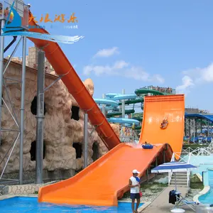 High Quality Boomerang Aqua Slide For Water Amusement Park Support Color Customized CE/TUV/ISO9001 Certificates