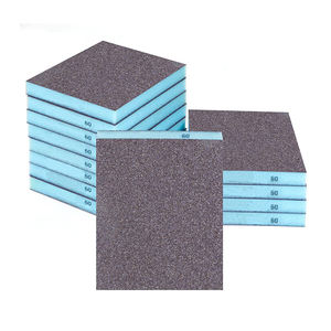 Chinesische Fabrik Flexible Schaumstoffpads Feine Kratzfreie Aluminiumoxid Rosa/Schwarze Schleifschwamm-Scheiben OEM Mittelstark für Elektronik - Product Image 1