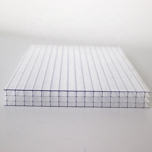 Mái Hiên Chất Liệu UV Bốn Lớp Pc Hollow 7Mm Tấm <span class=keywords><strong>Polycarbonate</strong></span> - Product Image 1