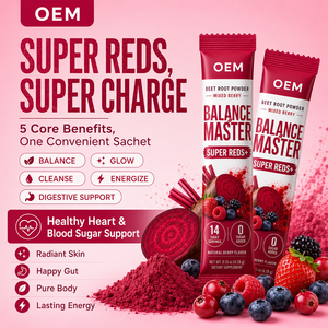 Suplementos de polvo de remolacha roja cruda, superalimento en polvo, etiqueta privada, polvo de remolacha orgánica para batidos, repostería y jugos - Product Image 2