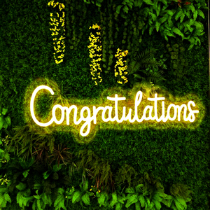 Drop Shipping Congratulations Custom <strong>Led</strong> Lighting <strong>Happy</strong> <strong>Birthday</strong> Neon Signs for Celebration Event Eid Mubarak Neon Reception - Product Image 3