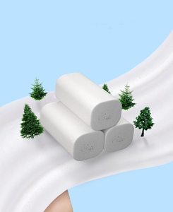 Vente en gros de papier toilette en vrac pâte de bois vierge rouleau de papier toilette sans noyau papier hygiénique - Product Image 3