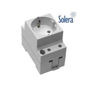 Prise de courant modulaire de type F/TL 16A, idéale pour les installations électriques sûres et efficaces. - Product Image 1