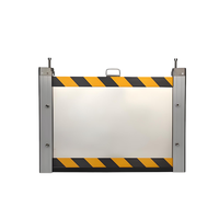 Barrière de contrôle des inondations pour garage - Modulaire, détachable, en acier inoxydable, anti-rouille, robuste et amovible